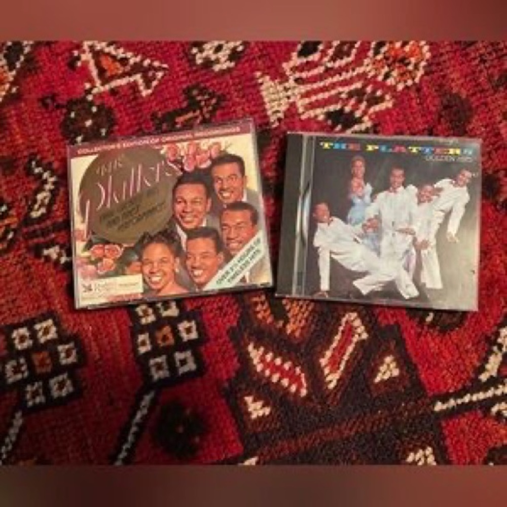 The Platters & The Drifters Classic Hits CD Set - Black/Red Covers